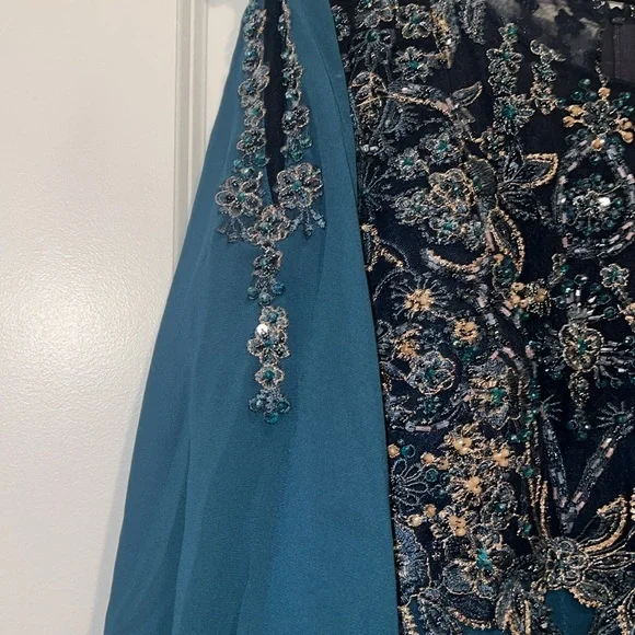 Teal Blue Royal Gown